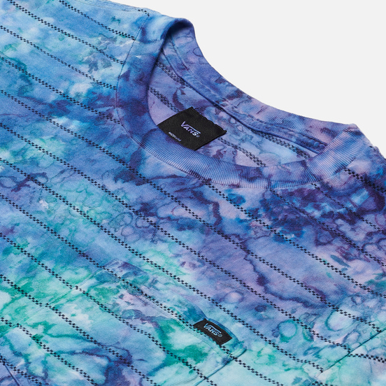 Мужская футболка Vans Tie Dye Checkerstripe English Lavender