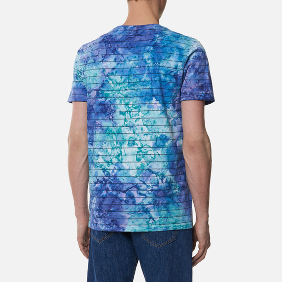 Мужская футболка Vans Tie Dye Checkerstripe English Lavender