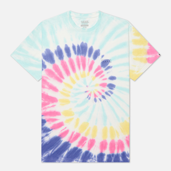Мужская футболка Vans Drop V Spiral Tie Dye Rainbow Spectrum Tie Dye
