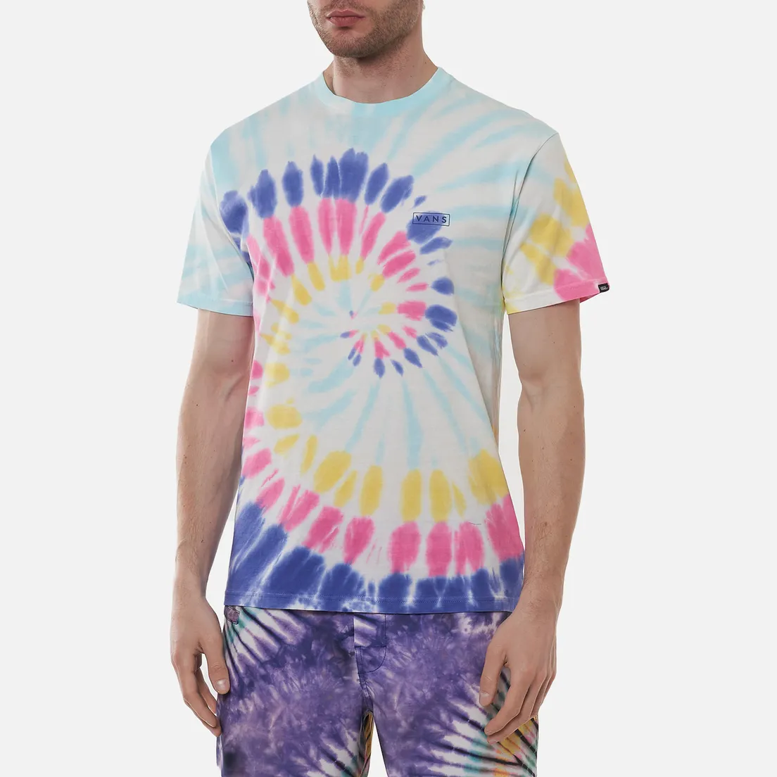 Vans Мужская футболка Drop V Spiral Tie Dye