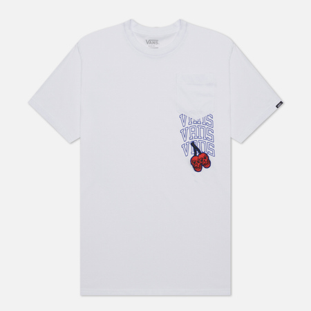Мужская футболка Vans New Varsity Pocket, цвет белый, размер L