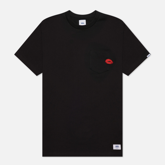 Мужская футболка Vans Anaheim Lips Pocket Black