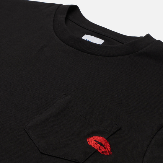 Мужская футболка Vans Anaheim Lips Pocket Black