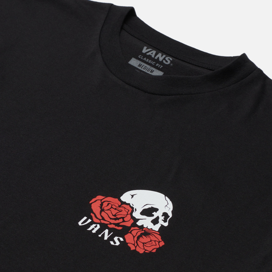 Мужская футболка Vans Rose Bed Black