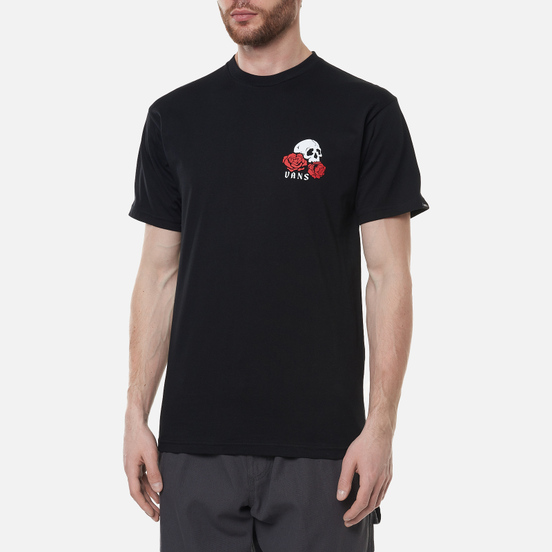 Мужская футболка Vans Rose Bed Black