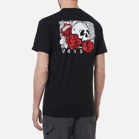 Мужская футболка Vans Rose Bed Black