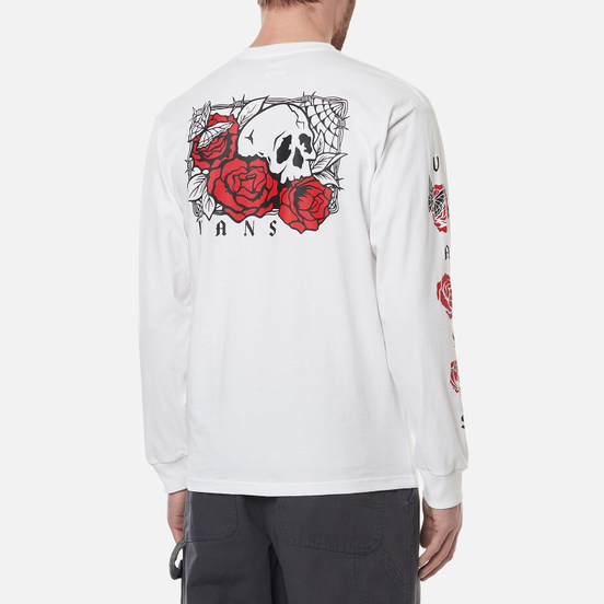 Мужской лонгслив Vans Rose Bed White
