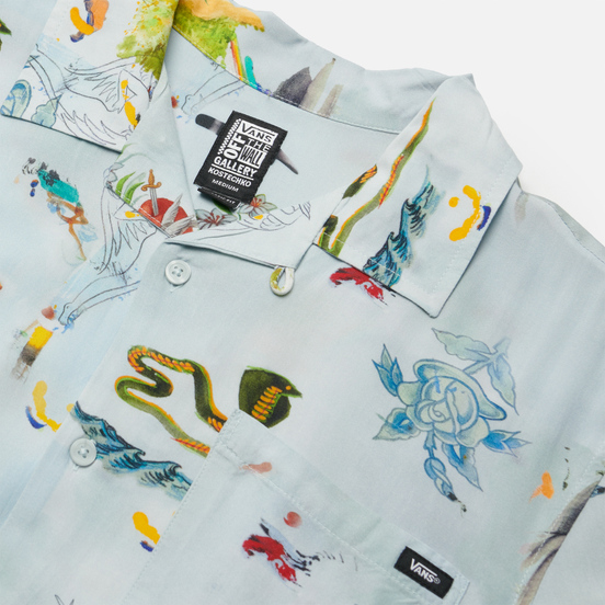 Мужская рубашка Vans Off The Wall Gallery Nathan Kostechko Blue