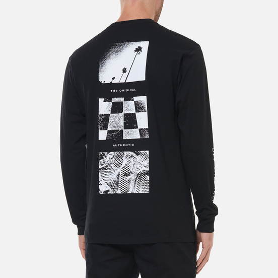 Мужской лонгслив Vans LS Snapshots Black