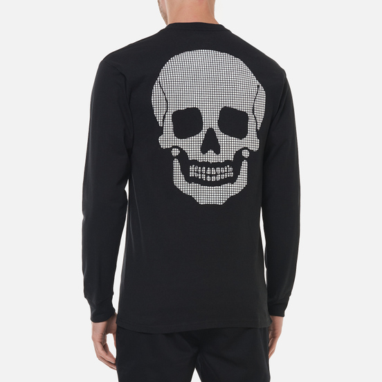 Мужской лонгслив Vans LS Anaheim Needlework Skull Black