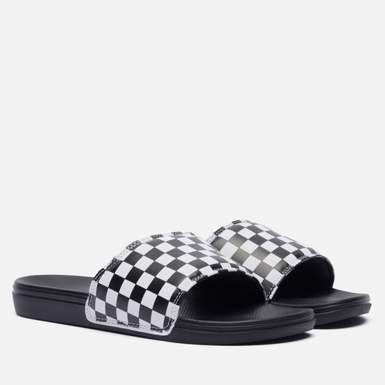 Мужские сланцы Vans La Costa Checkerboard True White/Black