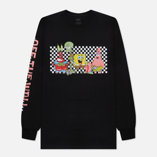 Мужской лонгслив Vans x SpongeBob SquarePants Characters Black