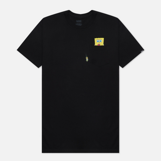 Мужская футболка Vans x SpongeBob SquarePants Spotlight Pocket Black