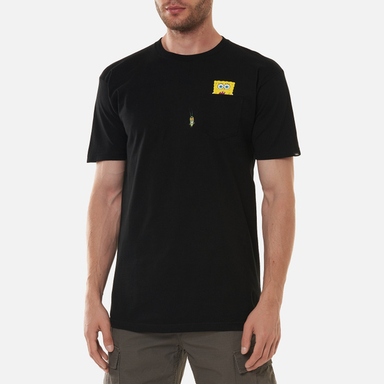 Мужская футболка Vans x SpongeBob SquarePants Spotlight Pocket Black