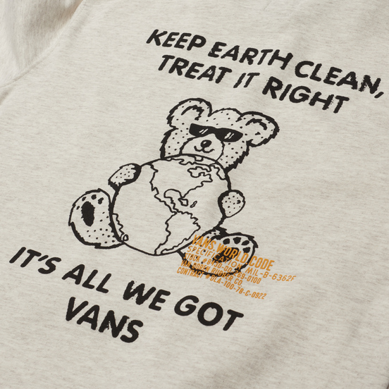 Мужская толстовка Vans World Code Hoodie Oatmeal Heather