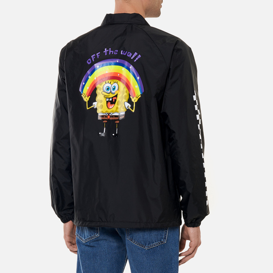 Мужская куртка ветровка Vans x SpongeBob SquarePants Torrey Black
