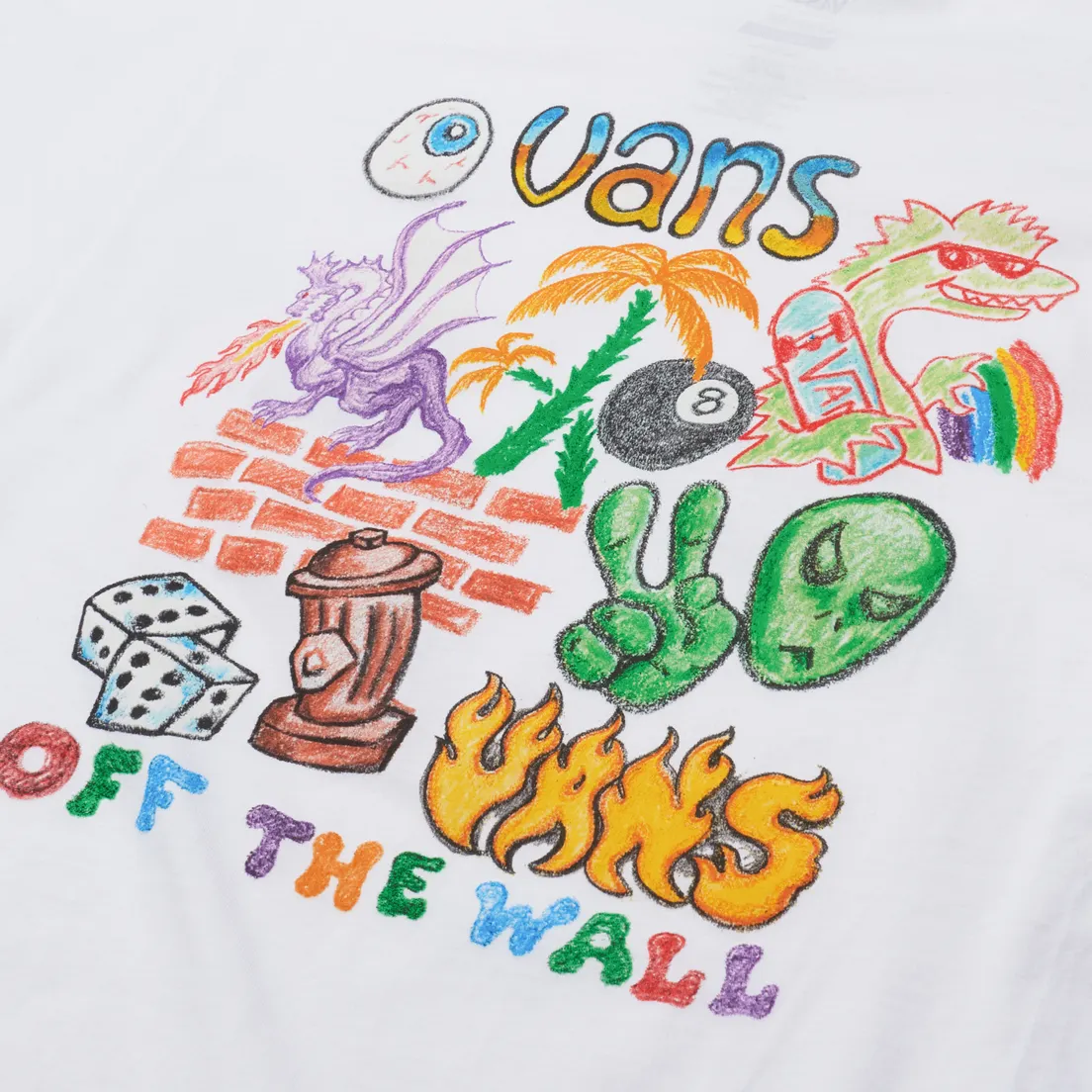 Vans Мужской лонгслив х Crayola Mail Doodle