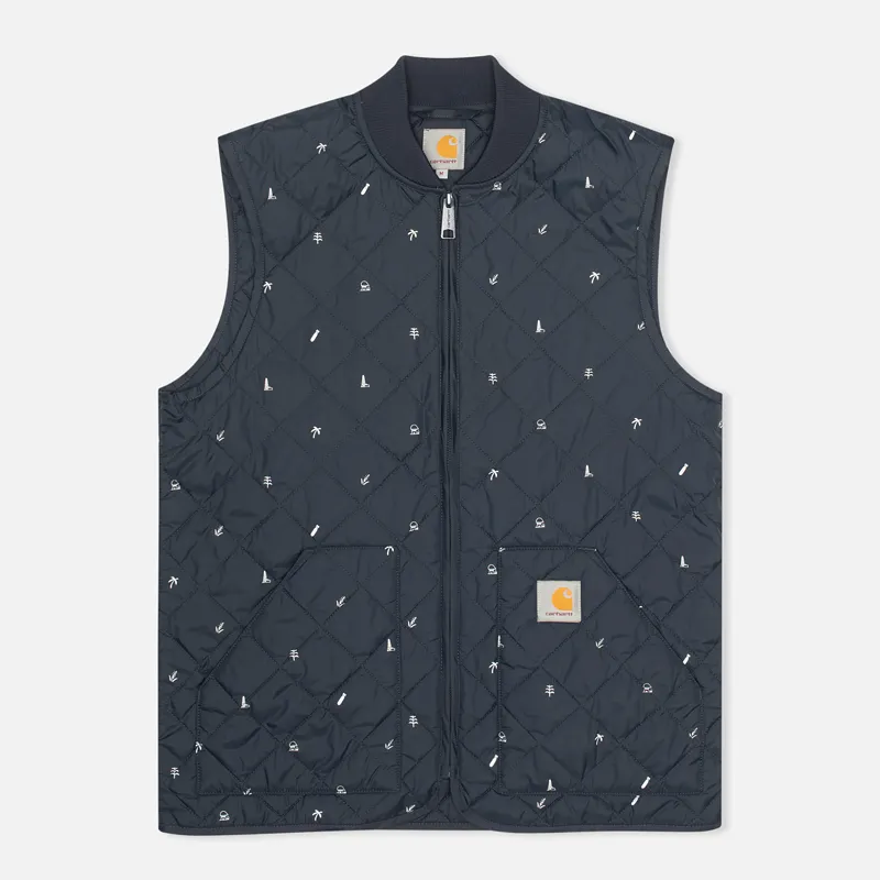 Carhartt WIP Мужской жилет Camp Liner Economy Print