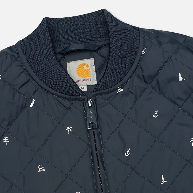 Carhartt WIP Мужской жилет Camp Liner Economy Print