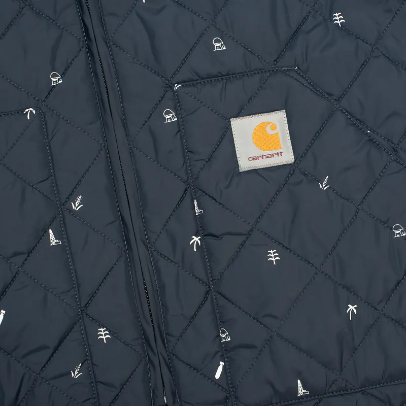 Carhartt WIP Мужской жилет Camp Liner Economy Print