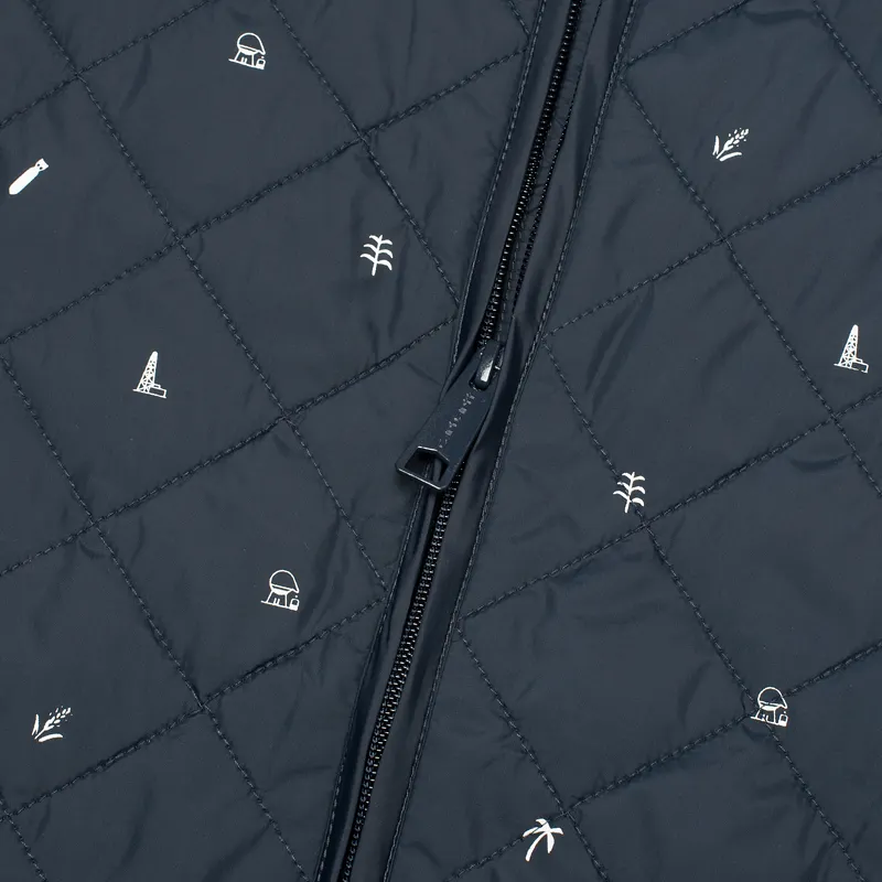 Carhartt WIP Мужской жилет Camp Liner Economy Print