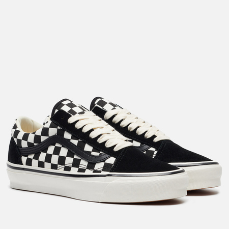  Кеды Vans LX Old Skool Checkerboard, цвет чёрный, размер 45 EU