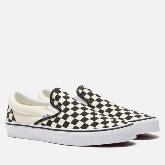black and white checkered vans