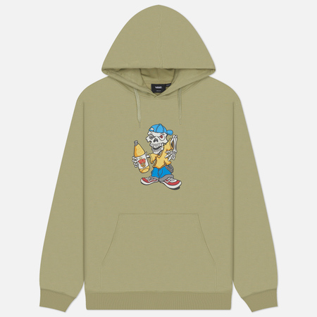 Мужская толстовка Vans Reggie Loose Pullover Hoodie, цвет зелёный, размер M