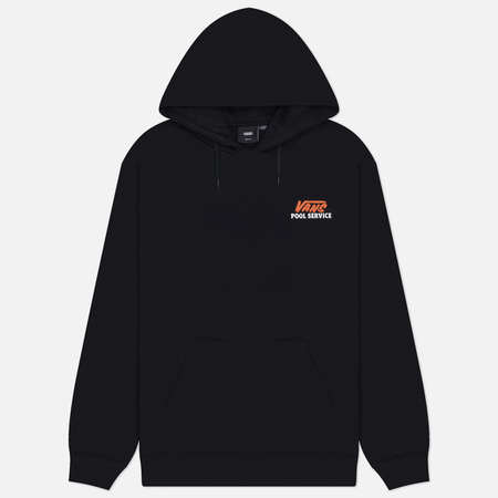 Мужская толстовка Vans Pool Service Loose Hoodie, цвет чёрный, размер XXL