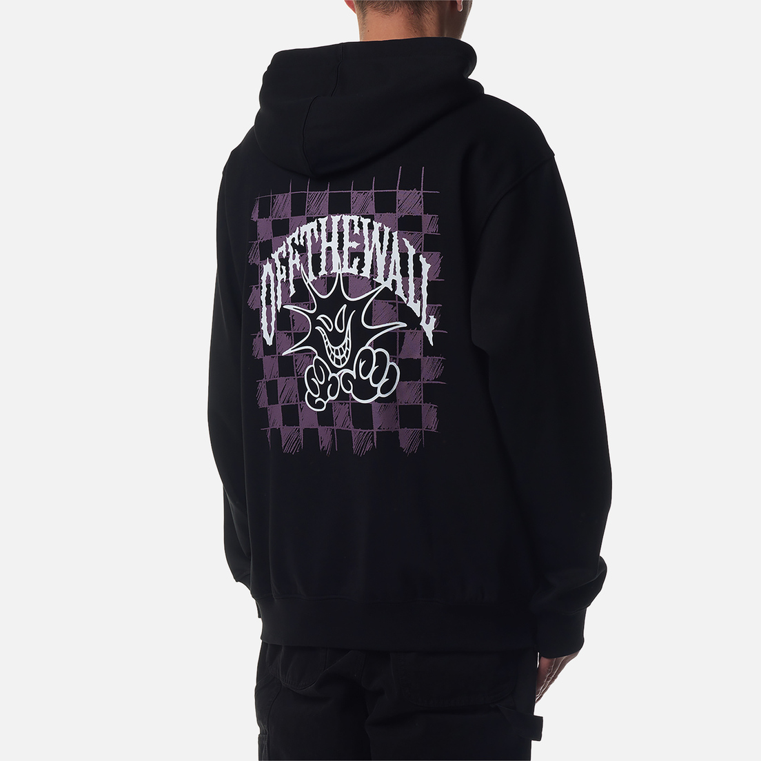 Vans Мужская толстовка Checker Logo Graphic Loose Hoodie