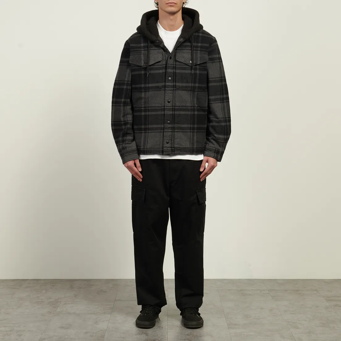Vans Мужская демисезонная куртка Piedmont Hooded Plaid