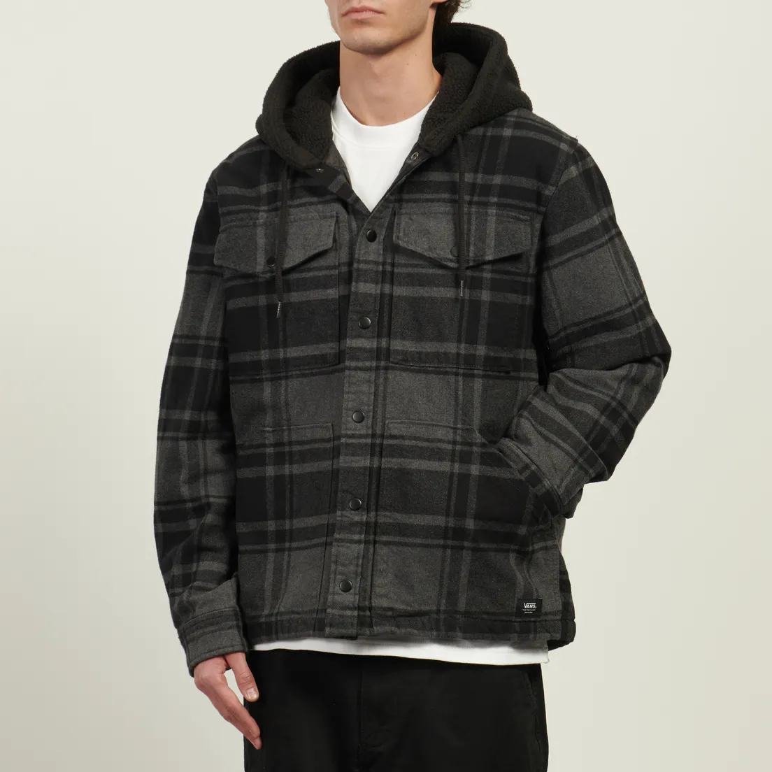 Vans Мужская демисезонная куртка Piedmont Hooded Plaid