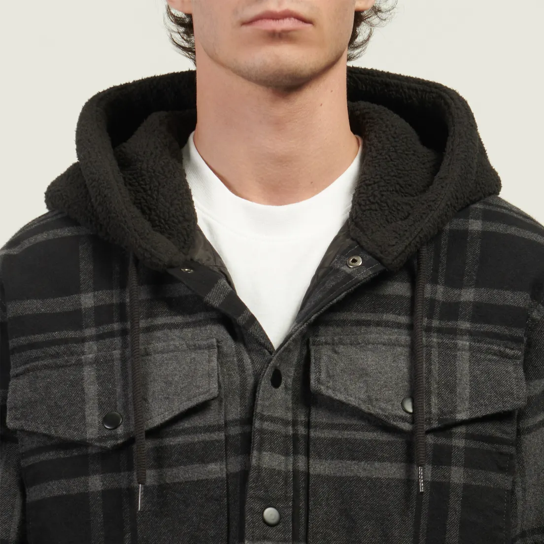 Vans Мужская демисезонная куртка Piedmont Hooded Plaid