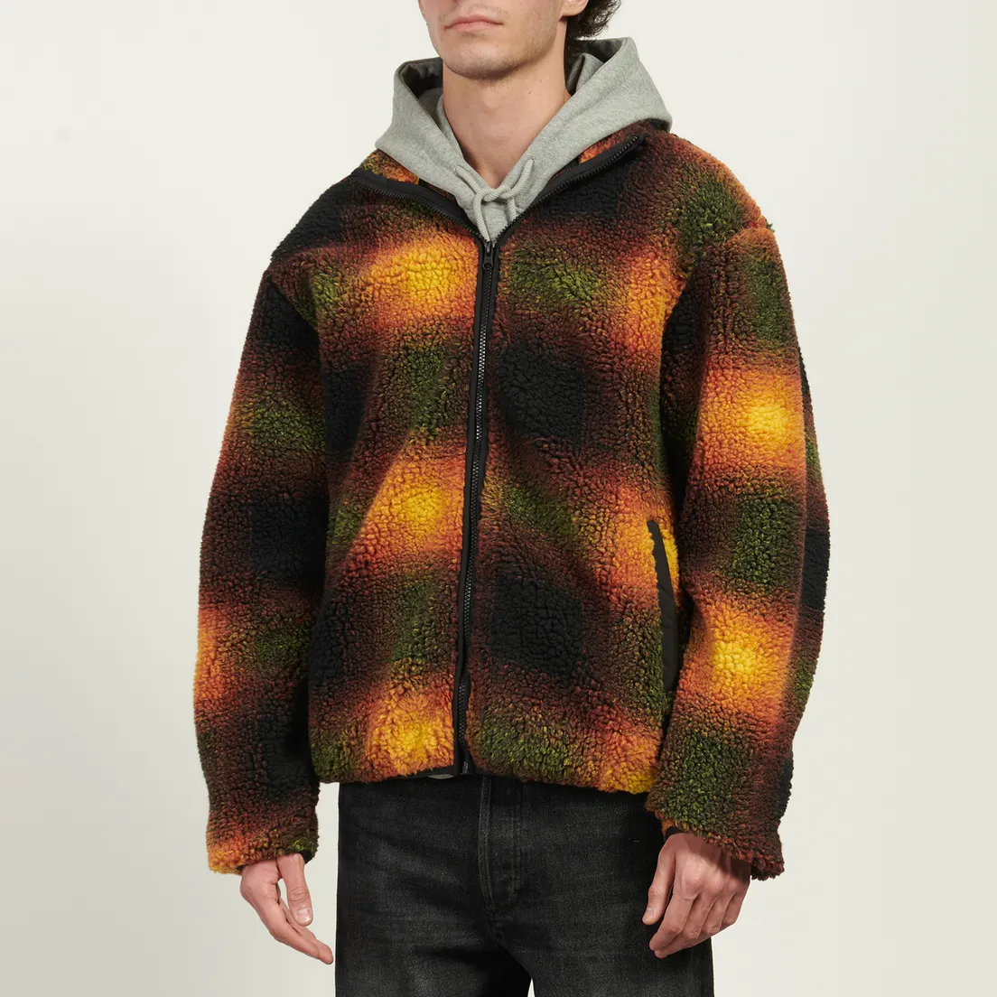 Vans Мужская флисовая куртка Heights Sherpa Full-Zip