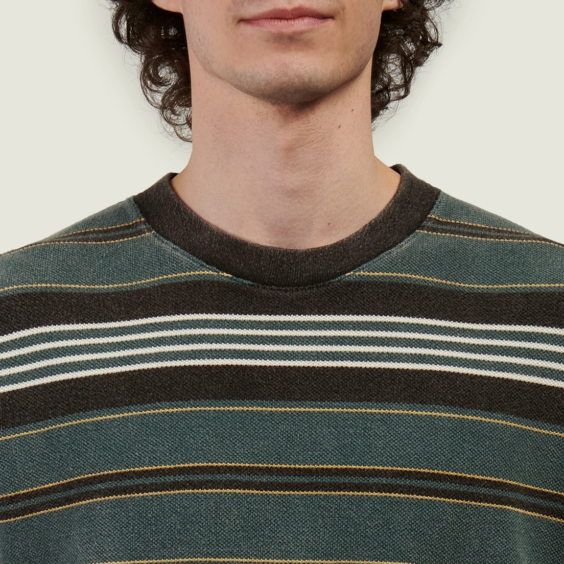 Vans Мужская футболка Pique Stripe Knit