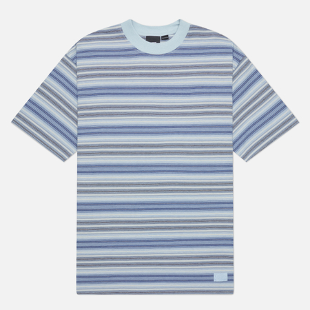 Мужская футболка Vans Stripe Ringer Loose, цвет голубой, размер L