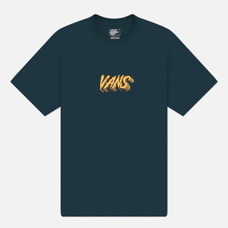 Мужская футболка Vans Stone Swirl Loose, цвет зелёный, размер M