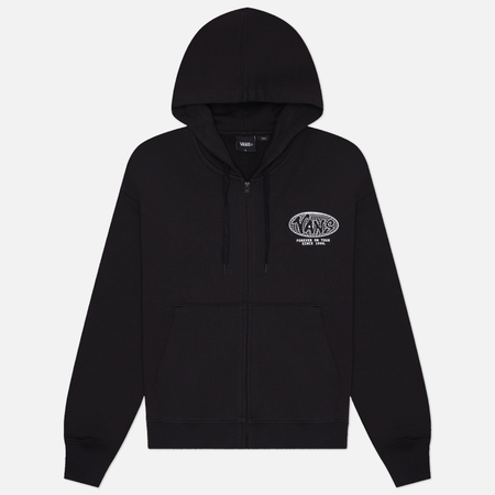 Мужская толстовка Vans World Tour Loose Full-Zip, цвет чёрный, размер L