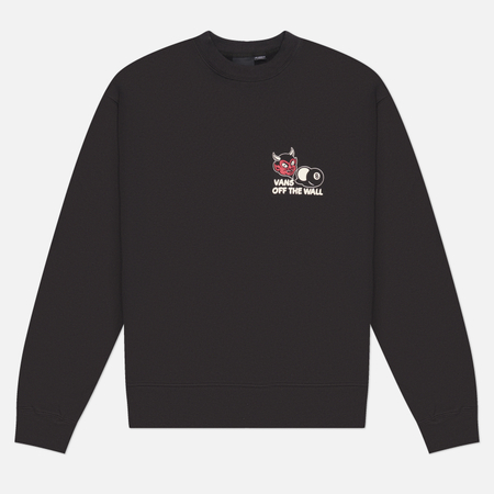Мужская толстовка Vans Old Scratch Crew, цвет чёрный, размер L