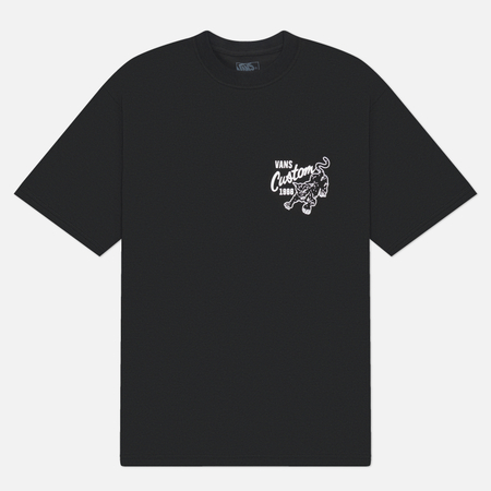 Мужская футболка Vans Custom Cat, цвет чёрный, размер S