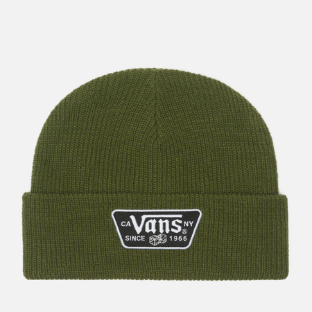 Шапка Vans Knu Patch, цвет оливковый
