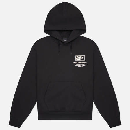 Мужская толстовка Vans Stacked Hi Pullover, цвет чёрный, размер L