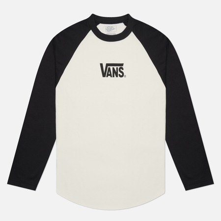 Мужской лонгслив Vans Core Raglan, цвет чёрный, размер S