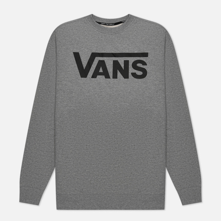 Мужская толстовка Vans Classic Crew II, цвет серый, размер L