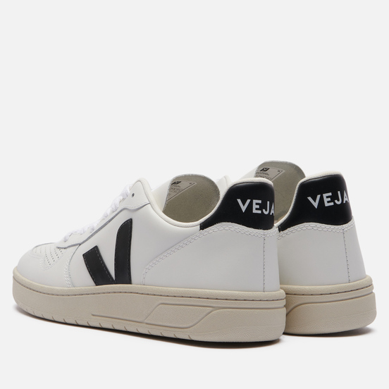 Кроссовки VEJA V-10 Leather Extra White/Black