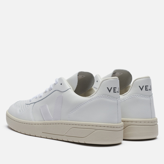 Мужские кроссовки VEJA V-10 Leather Extra White