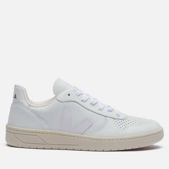 Мужские кроссовки VEJA V-10 Leather Extra White