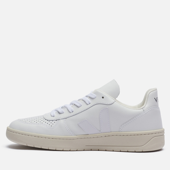 Мужские кроссовки VEJA V-10 Leather Extra White