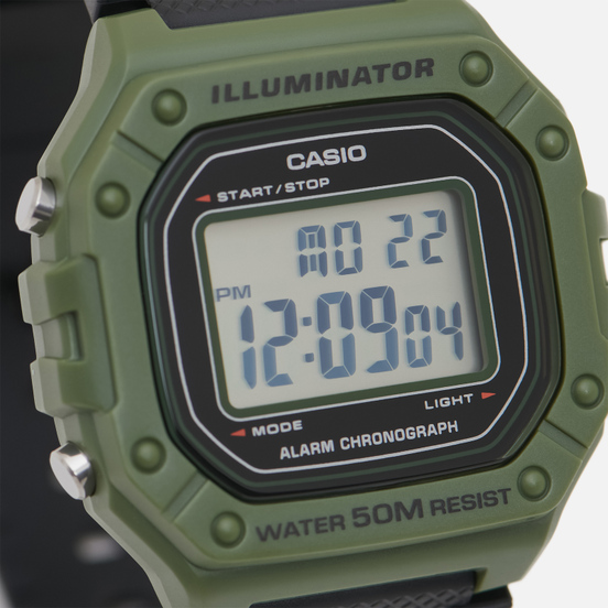 Наручные часы CASIO Collection W-218H-3A Green