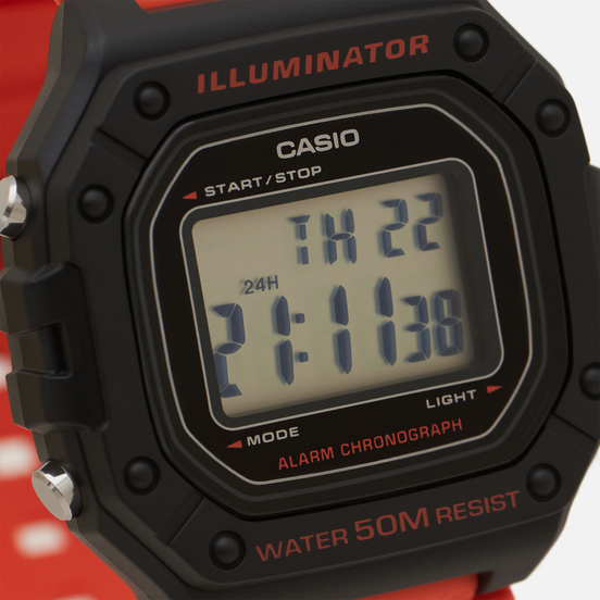 Наручные часы CASIO Collection W-218H-4B2 Orange/Black/Black
